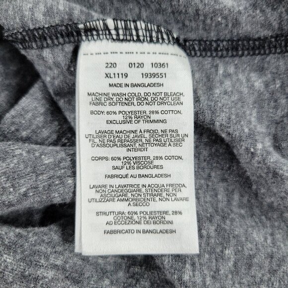 Columbia Shirt Women Medium Gray Outdoors V-Neck Long Sleeve Top Pullover Adult - Picture 12 of 12